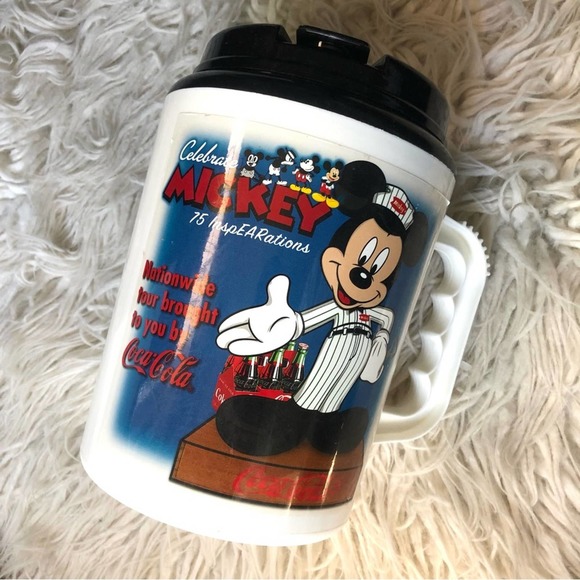 Disney Other - VTG Disney Coca-Cola Mickey Mouse 75 InspEARations Tumbler 2003
